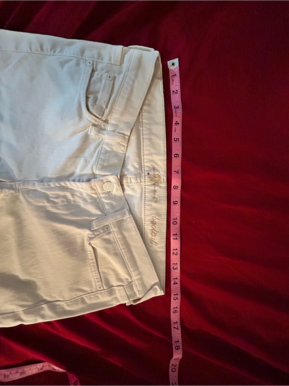 7 For All Mankind White Bootcut Jeans - Picture 10 of 13
